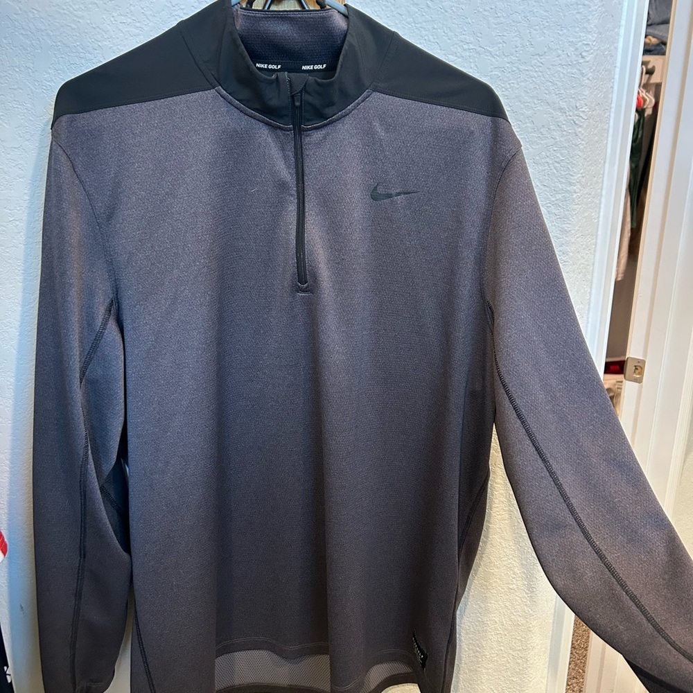Nike Performance Half-Zip Jacket in Black and Gray - Dallas Cowboys